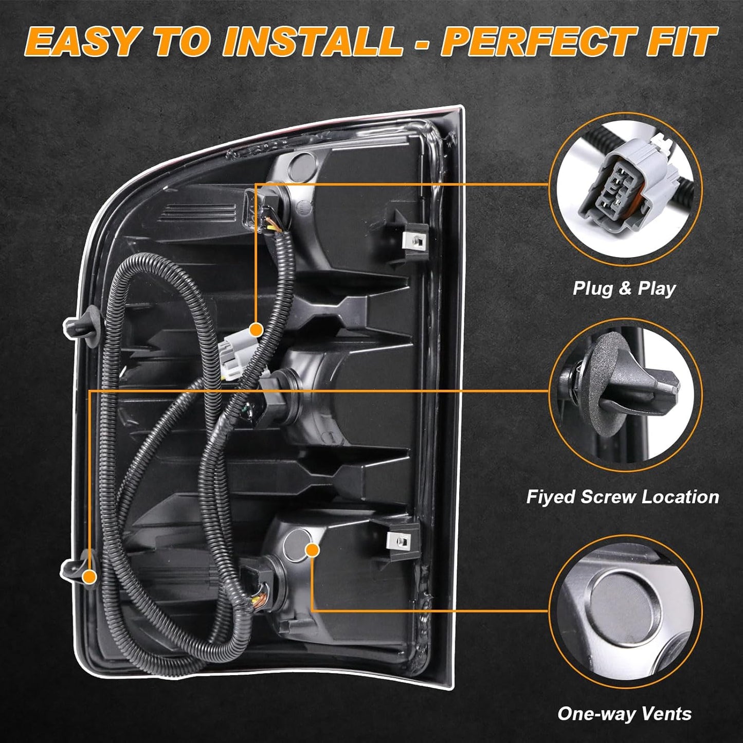 Ensamble luz trasera Chevy Silverado 2007-13 GMC Sierra