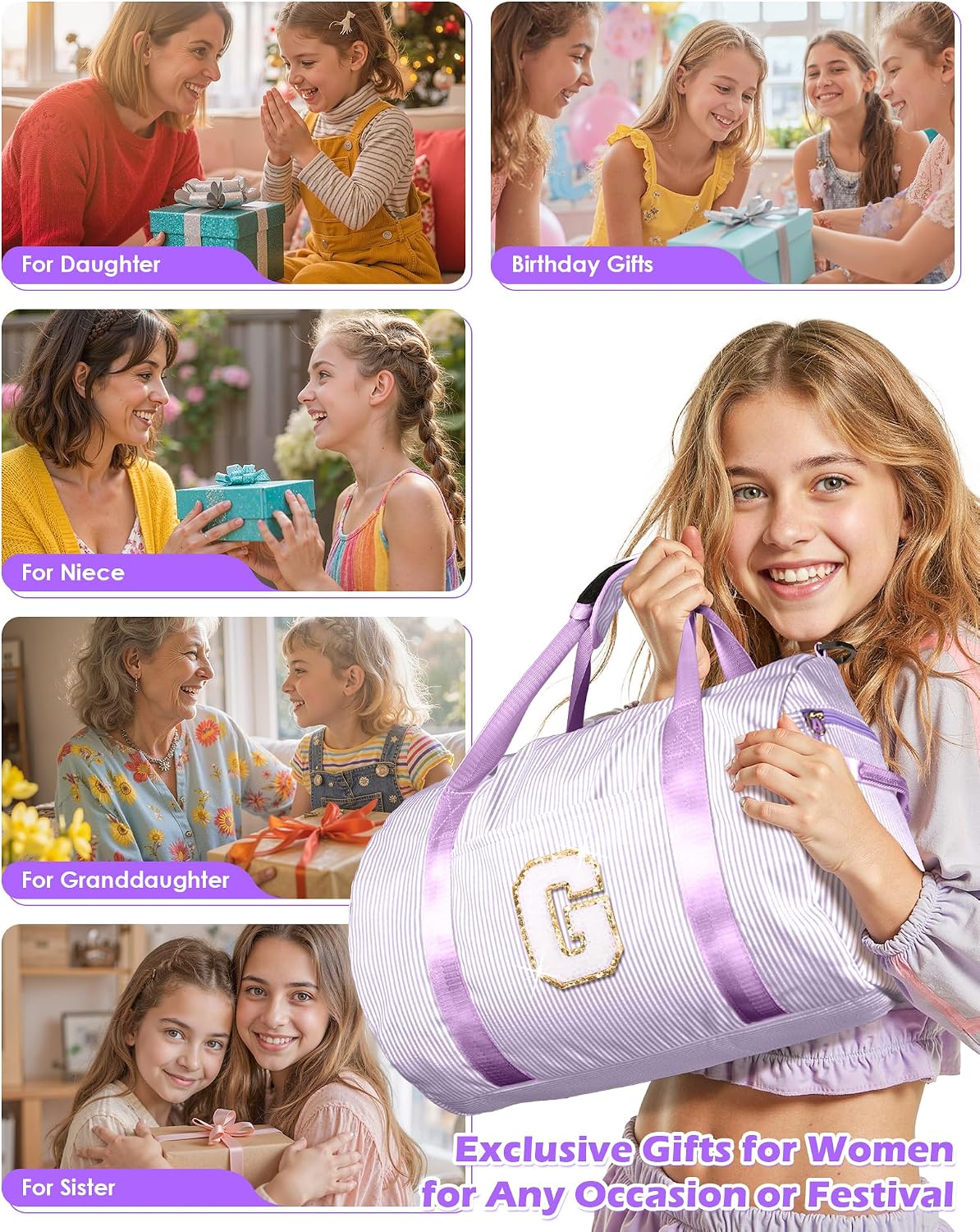 Bolsa viaje para niña con compartimento zapatos y maquillaje