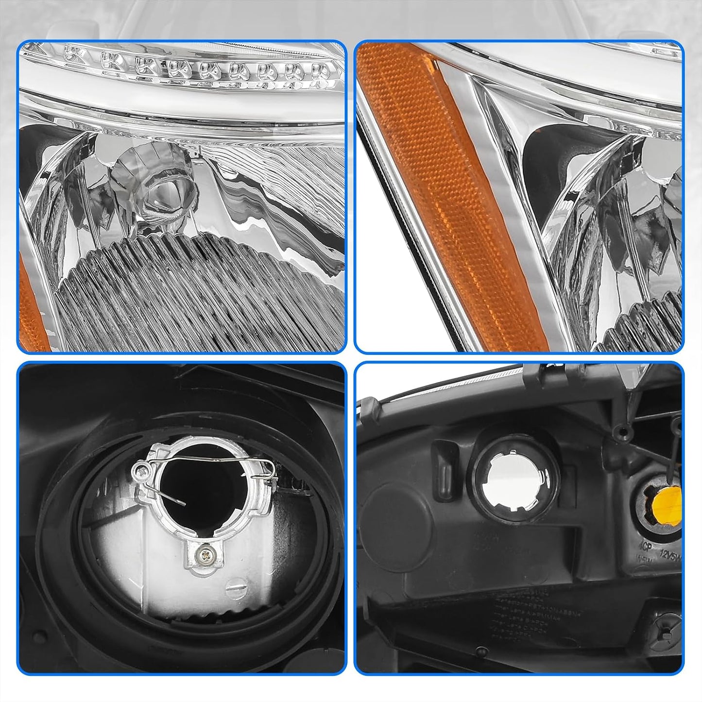 Faros delanteros comp Prius 06-09 izq y der