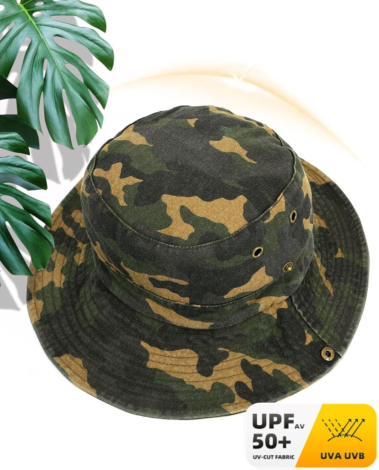 Sombrero pescador algodón ligero plegable unisex