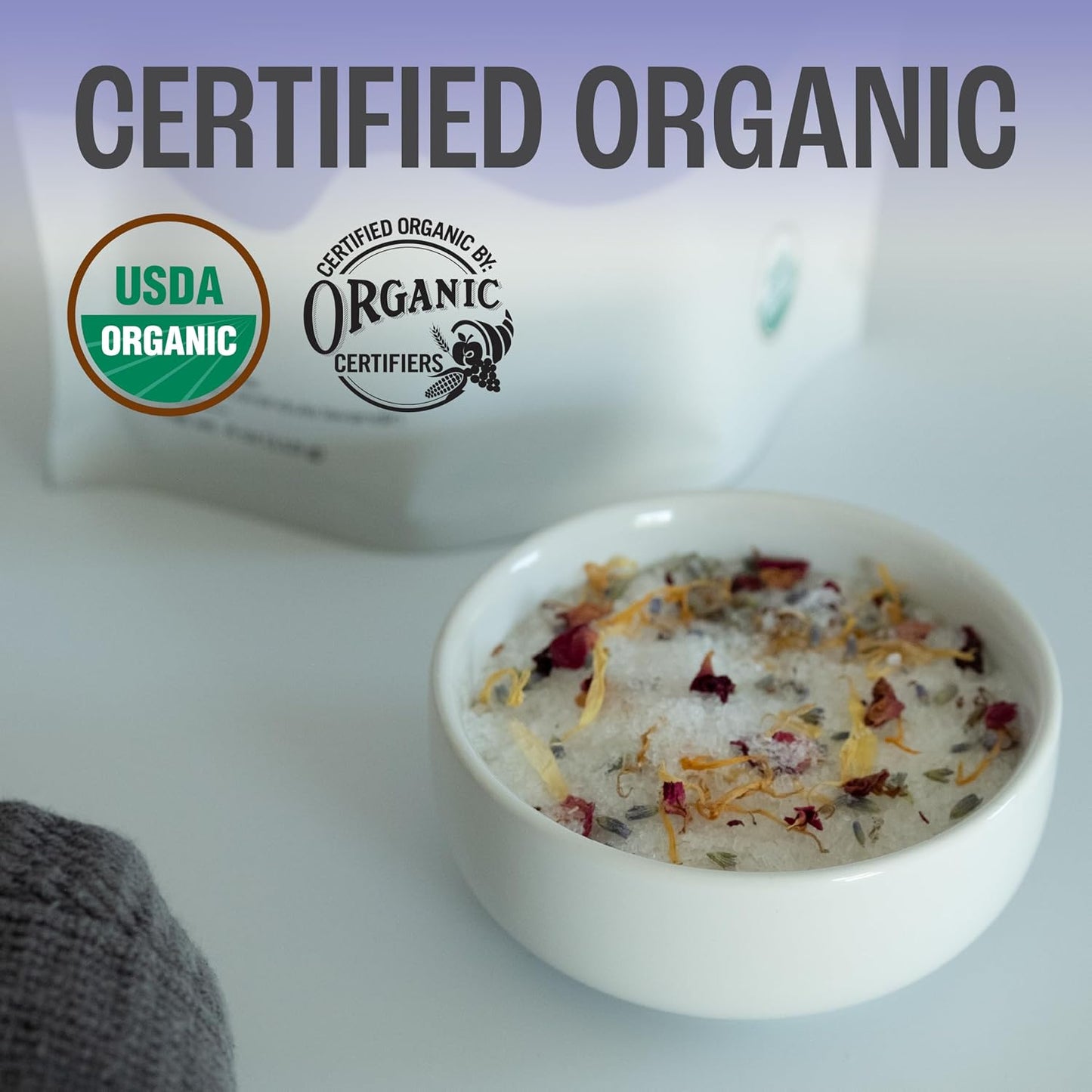 Flor de lavanda orgánica secas 2oz capullos