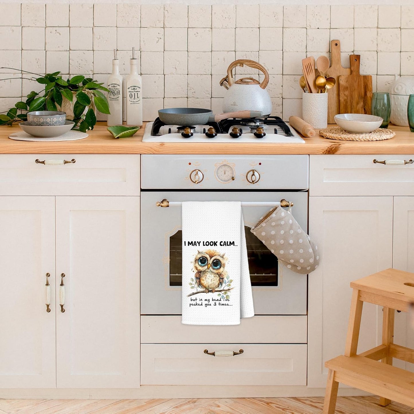 Toallas cocina diseño búho 16x24pulg regalo amantes búhos