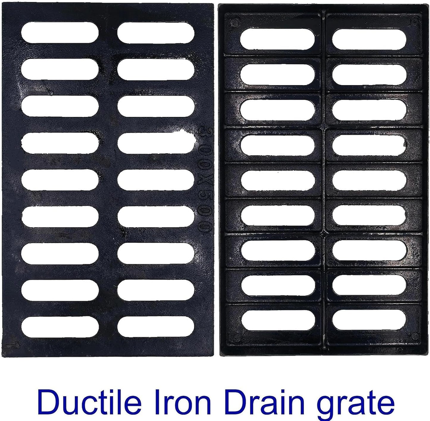 Rejilla drenaje hierro fundido 20x12pulg cubierta 3372lb