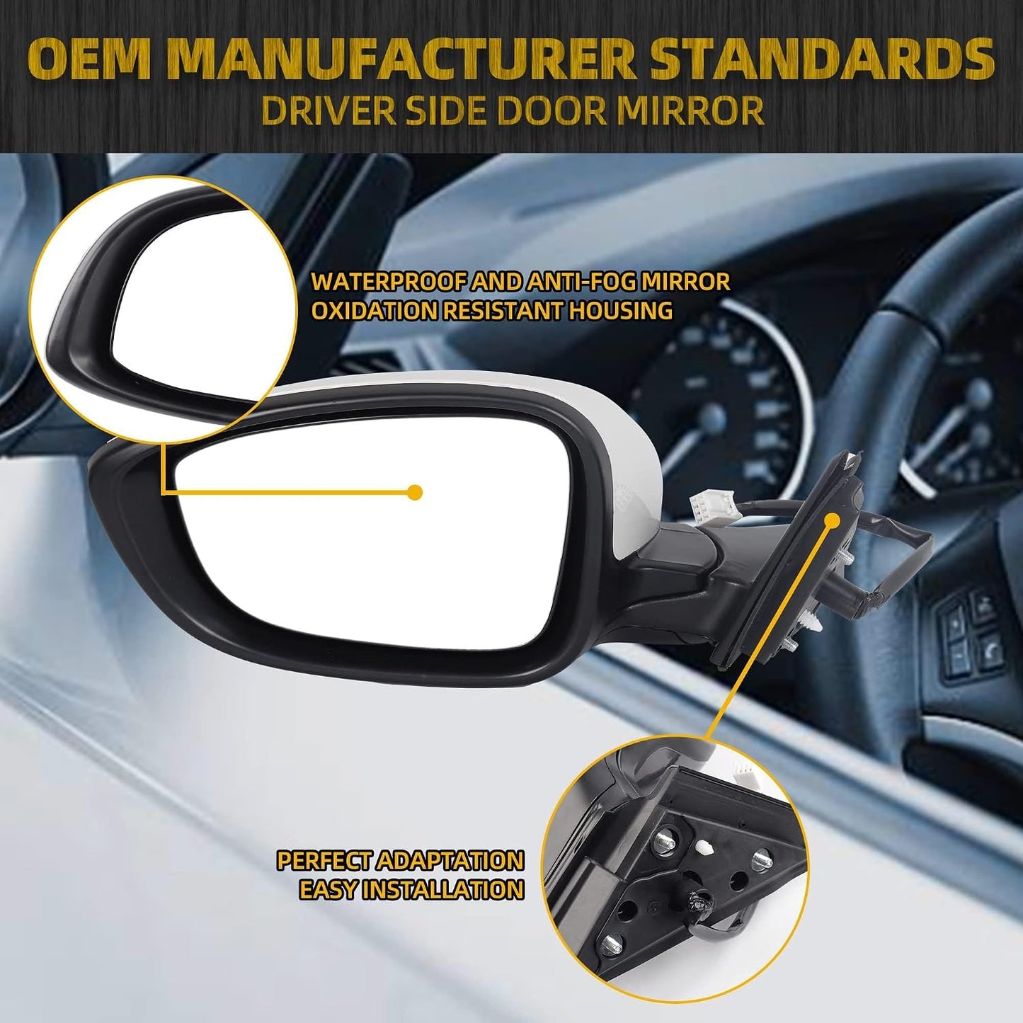 Espejo puerta conductor Honda Accord 1.5T 18-22