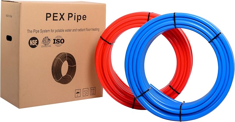 Tubo PEX-B 1/2pulg 2x100pies para agua fría y caliente