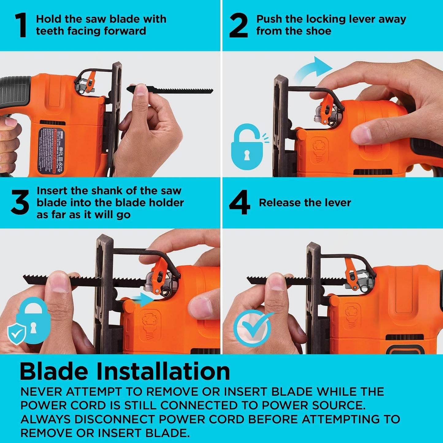 Sierra calar BLACKDECKER 4.5 amperios