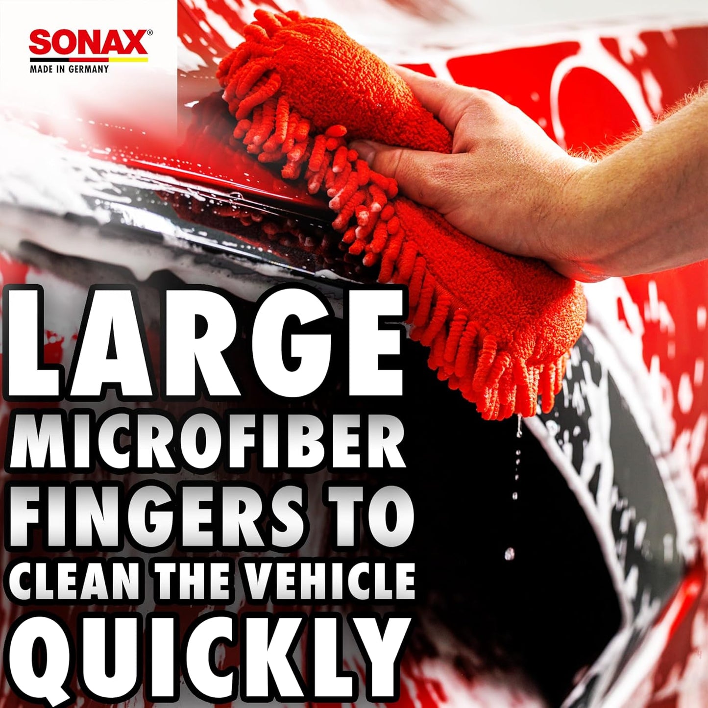Esponja microfibra ultrasuave para lavado coche sin arañazos