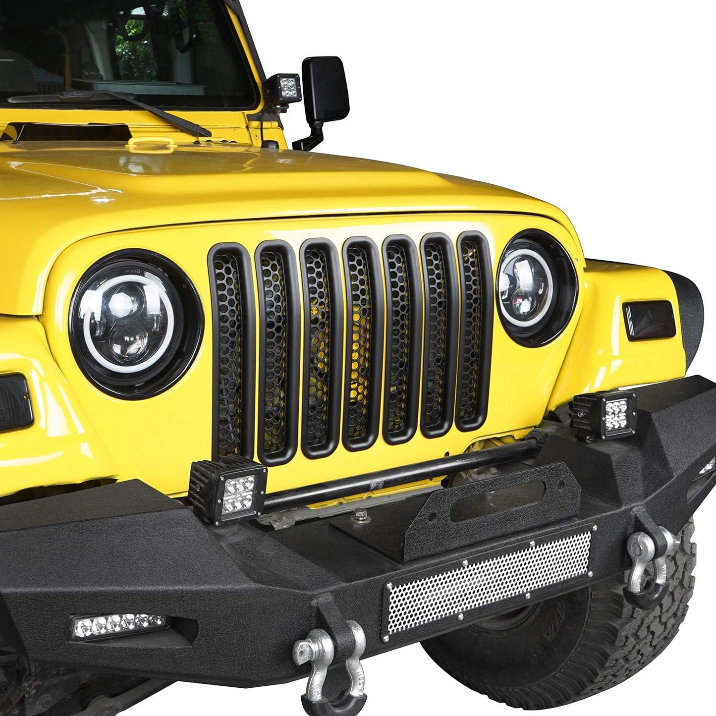 Rejilla protectora malla para Jeep TJ Wrangler 97-06