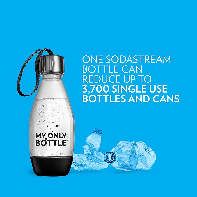 Botella Sodastream 0.5L color negro set 4
