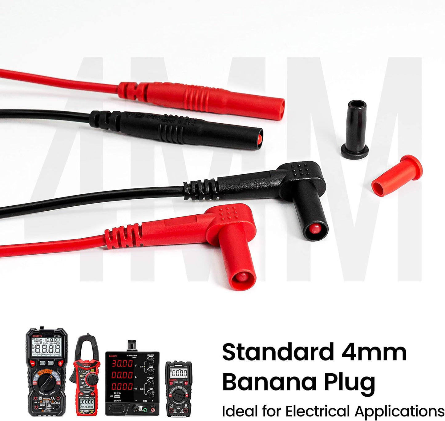 Kit 23 Cables Multímetro Sondas Reemplazables Clips