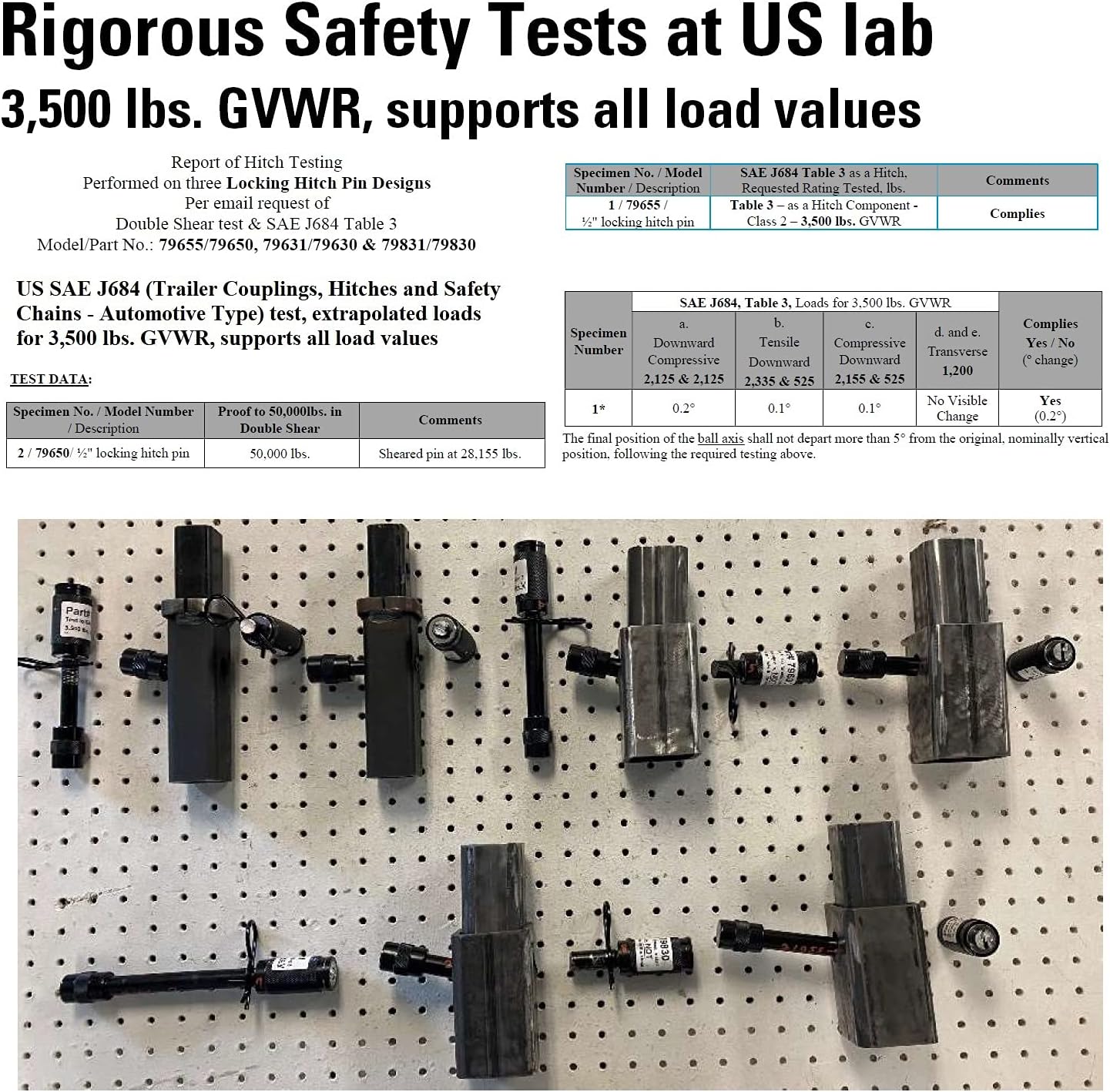 Cerradura enganche remolque llave 1/2 pulg doble seguridad
