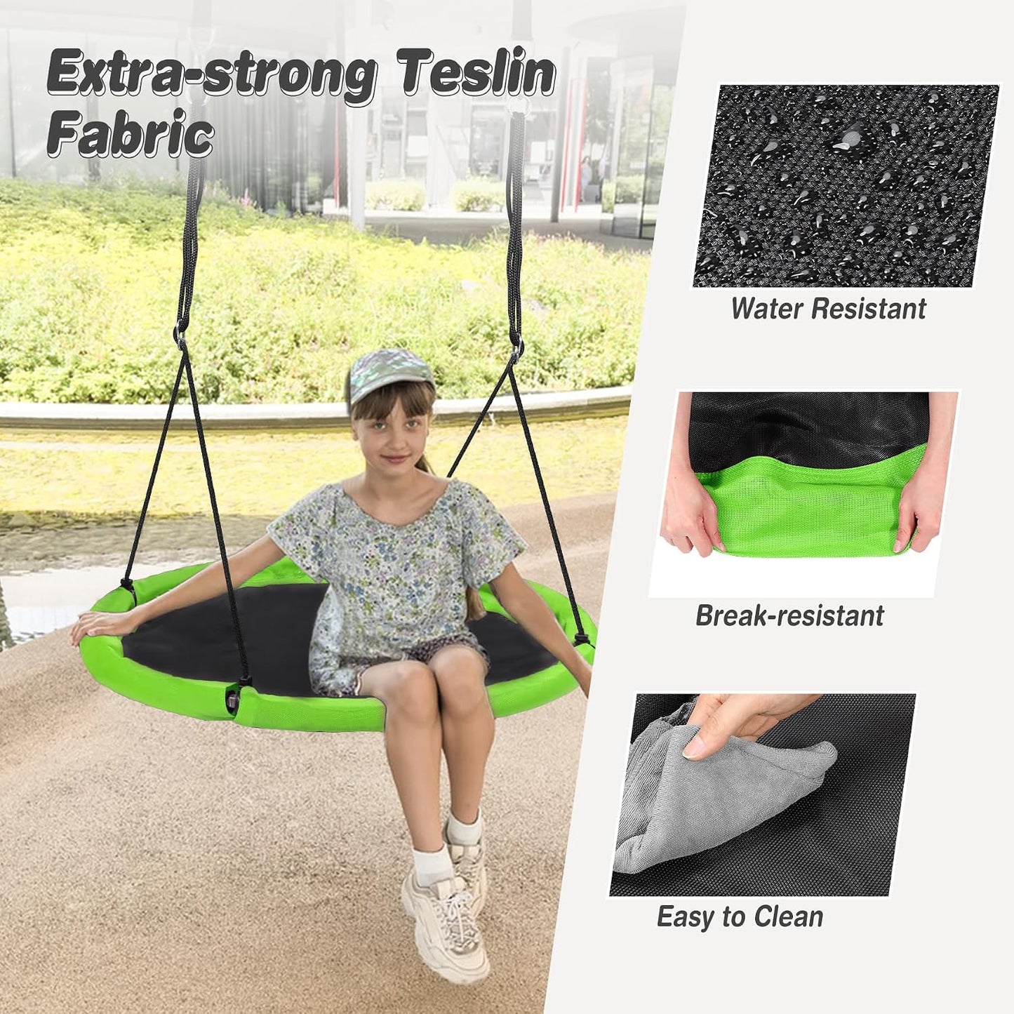 Columpio volador 40" para niños exteriores