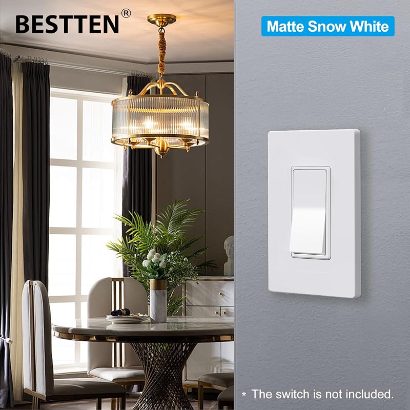 100 Placas Pared Decorativas Blanco Mate Cubierta