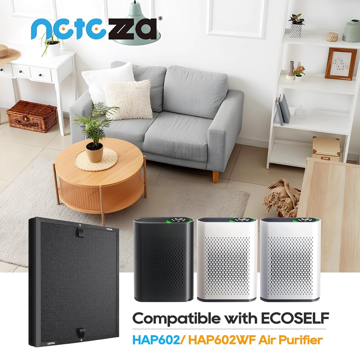 Filtro repuesto ecoself hap602 pack 2