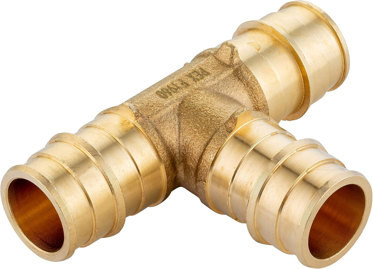 Pack 10 Pex A Tee 1/2x1/2x1/2 para tubería Pex-A