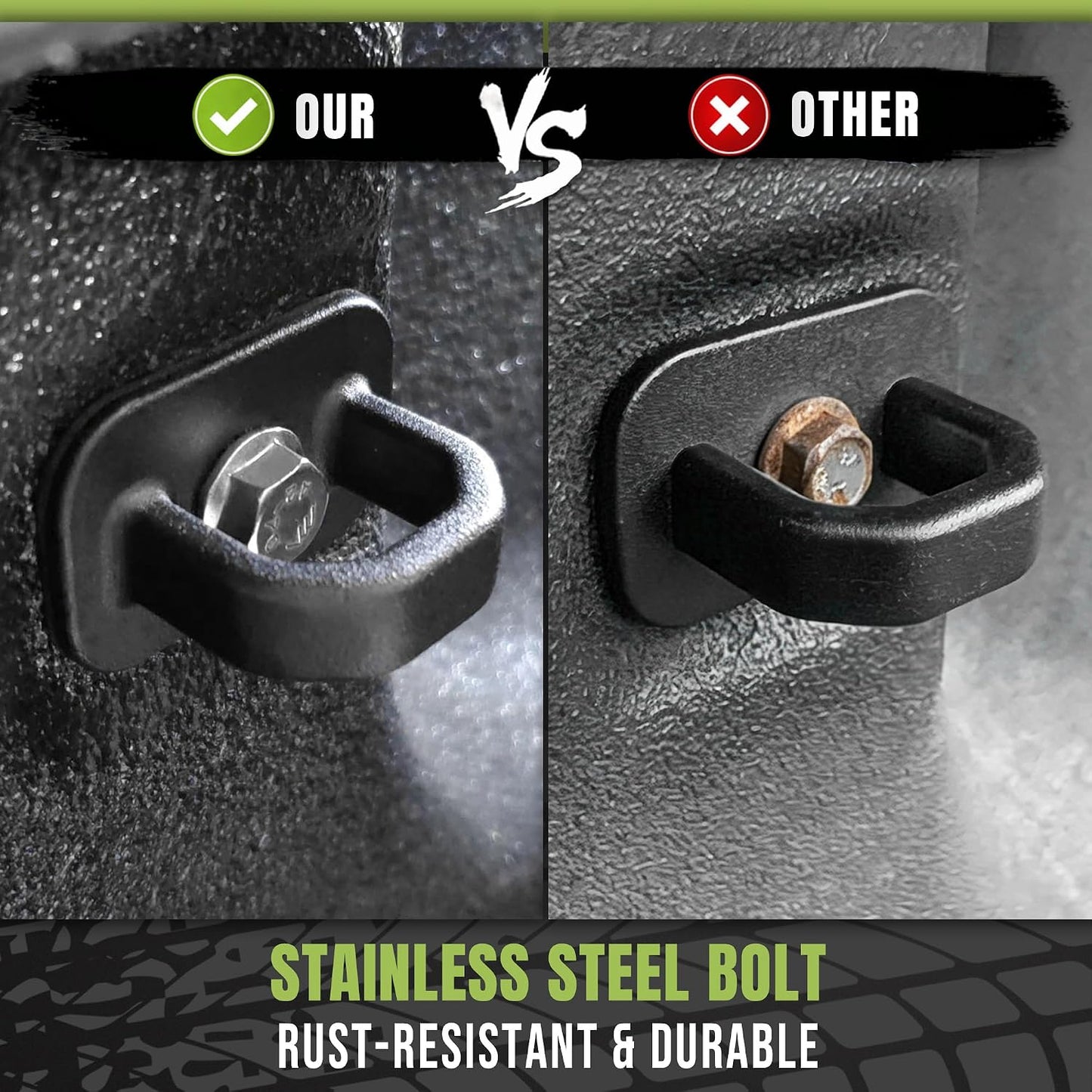 Anclajes pared lateral caja camioneta Chevy/Silverado 07-23