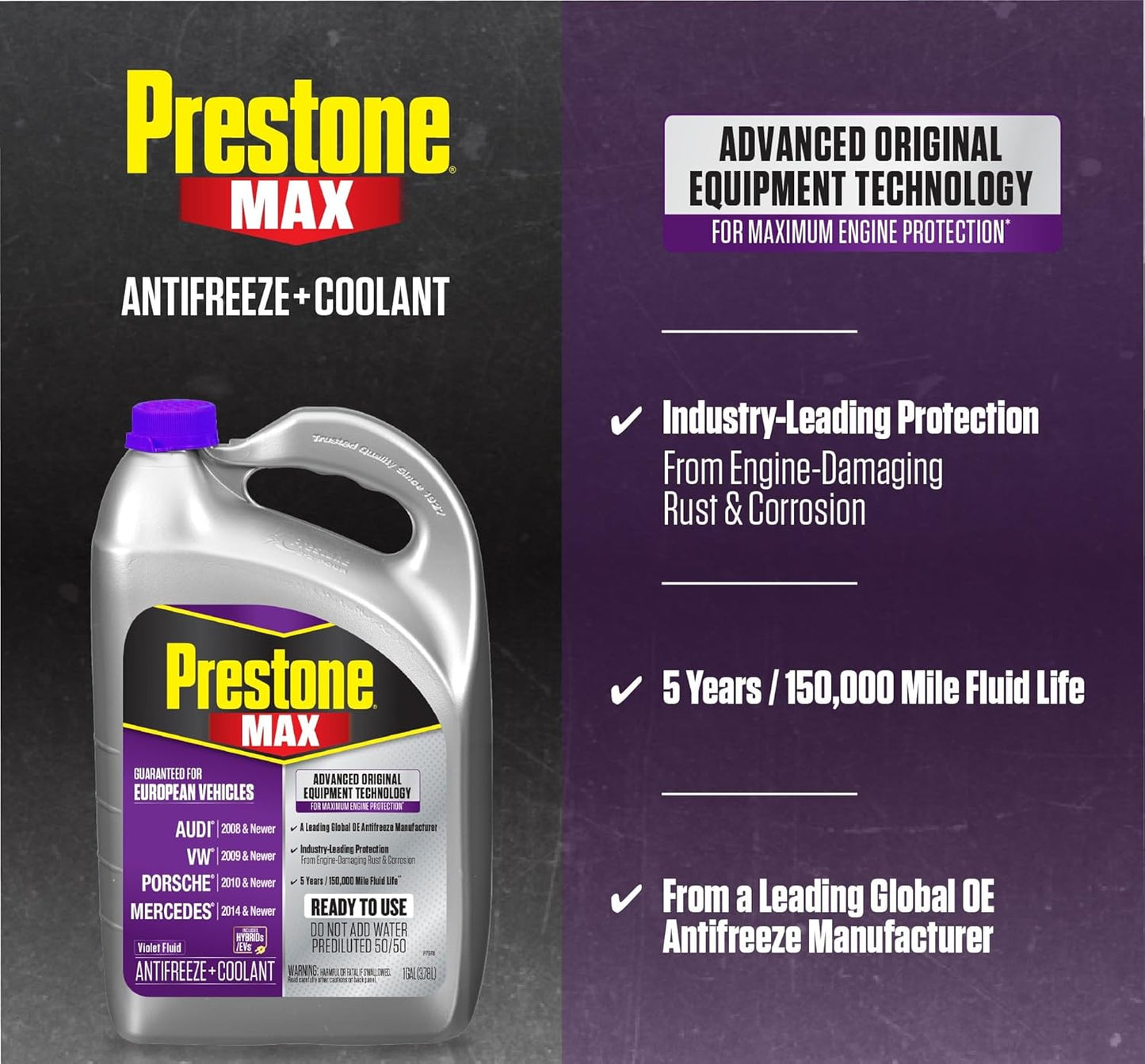 Anticongelante Euro Violet 50/50 Automotriz