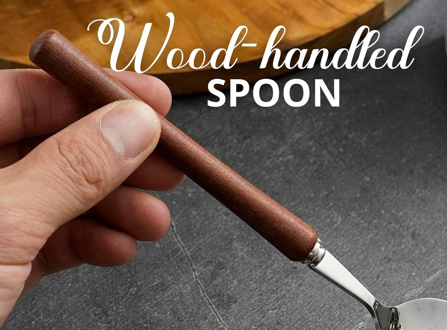 Cuchara acero inox regalo Jane Austen 2 pzas