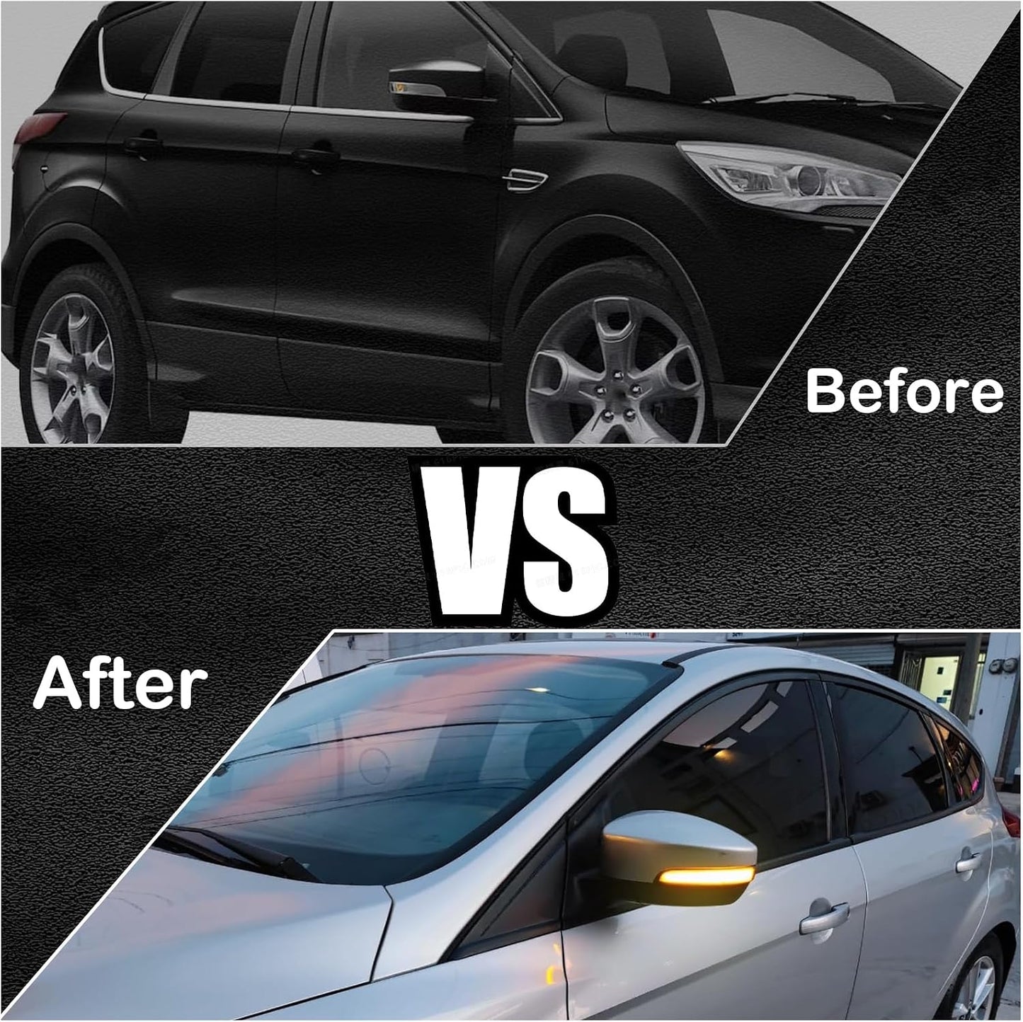 Luz LED retrovisor Ford Escape EcoSport Focus C-Max 13-18