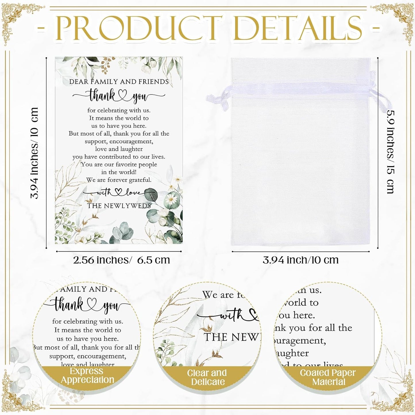 25 Set Regalo Boda Vasos Acero Inox Tarjetas Organza