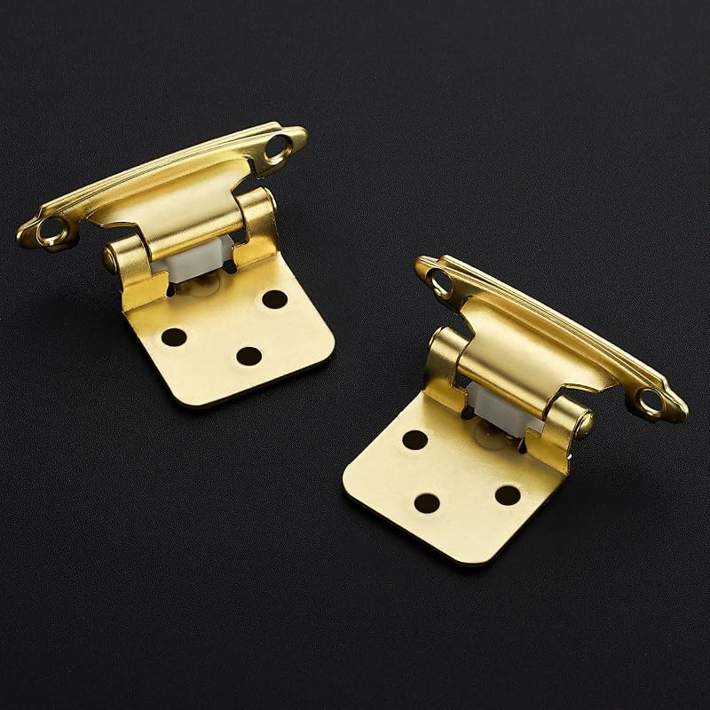 40 Pzas Bisagras Puerta Gabinete 1/2" Cierre Automático