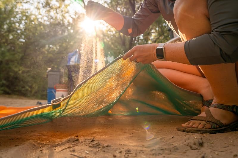 Alfombra exterior resistente al agua reversible para playa