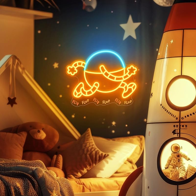 Letrero neón Dog Man LED para recámara y sala de set
