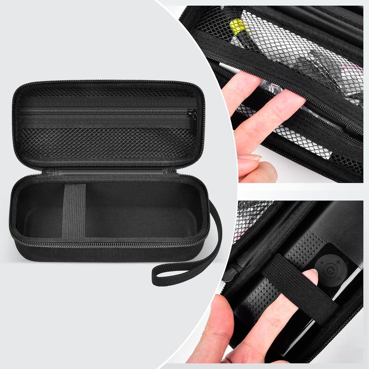 Funda compresor aire 120 PSI con USB y accesorios