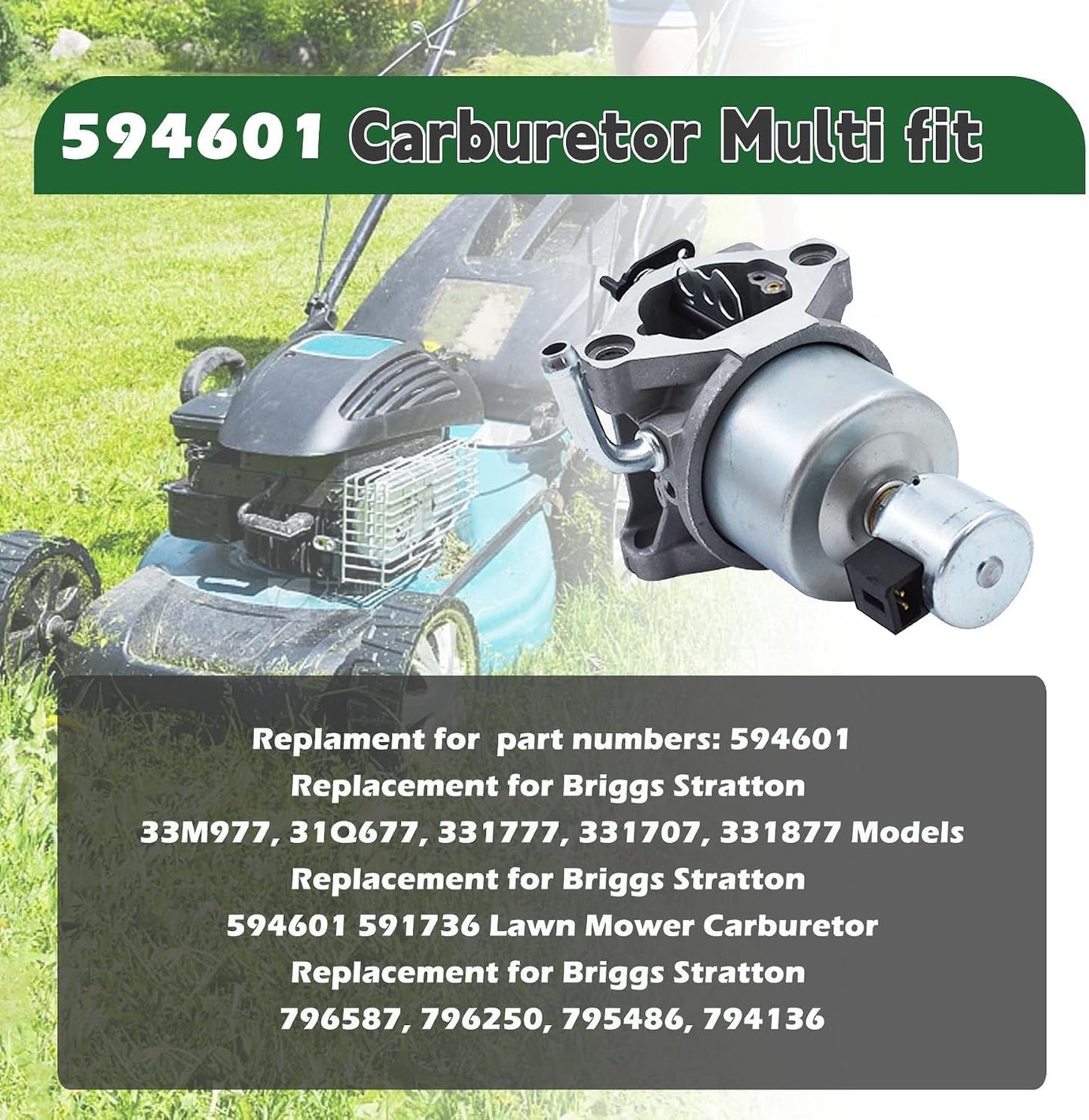 Repuesto carburador para modelos 33M977 31Q677