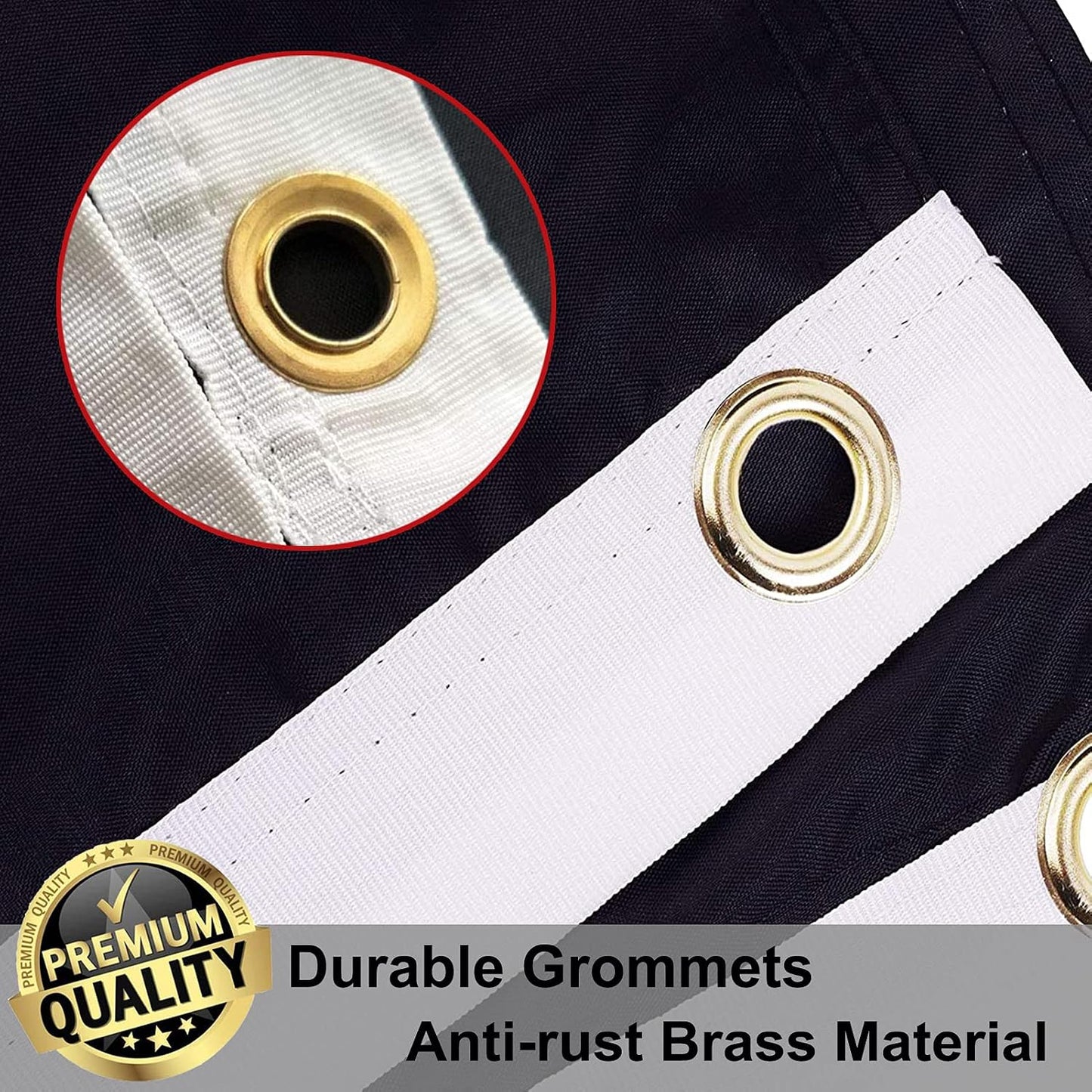 Bandera militar EE.UU. 3x5 doble cara resistente para pared