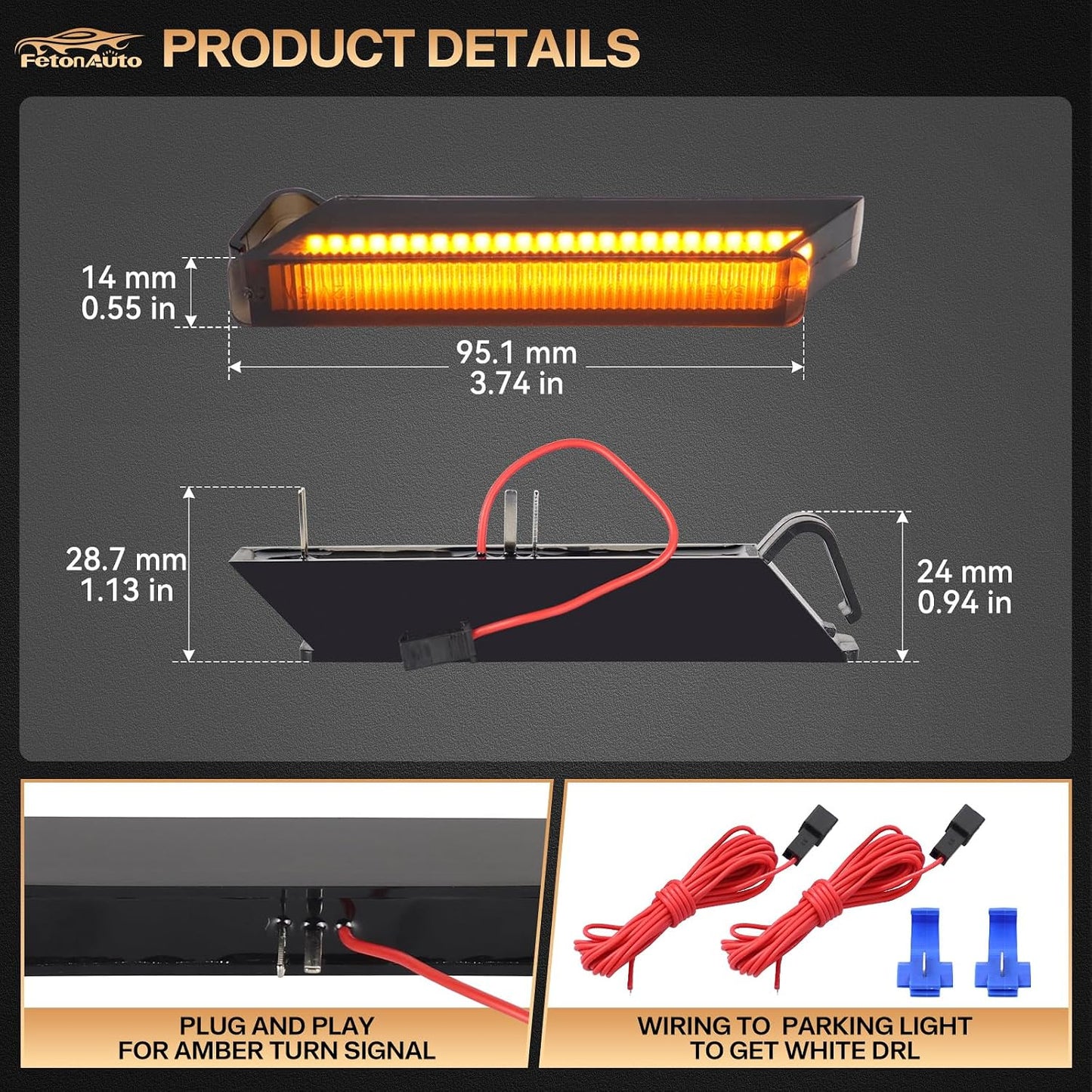 Luz LED giro Ford F150 Raptor Mark LT