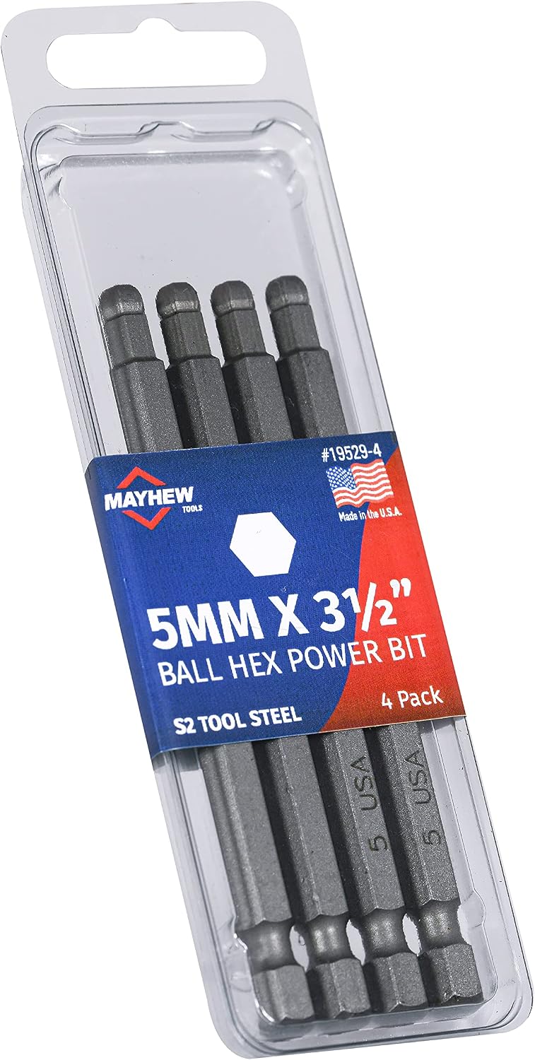 Broca hexagonal bola métrica 0.197pulg 3.5pulg set 4