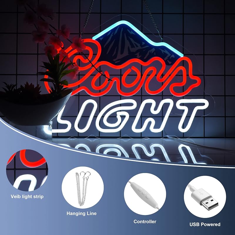 Letrero neón para pared con luz LED regulable