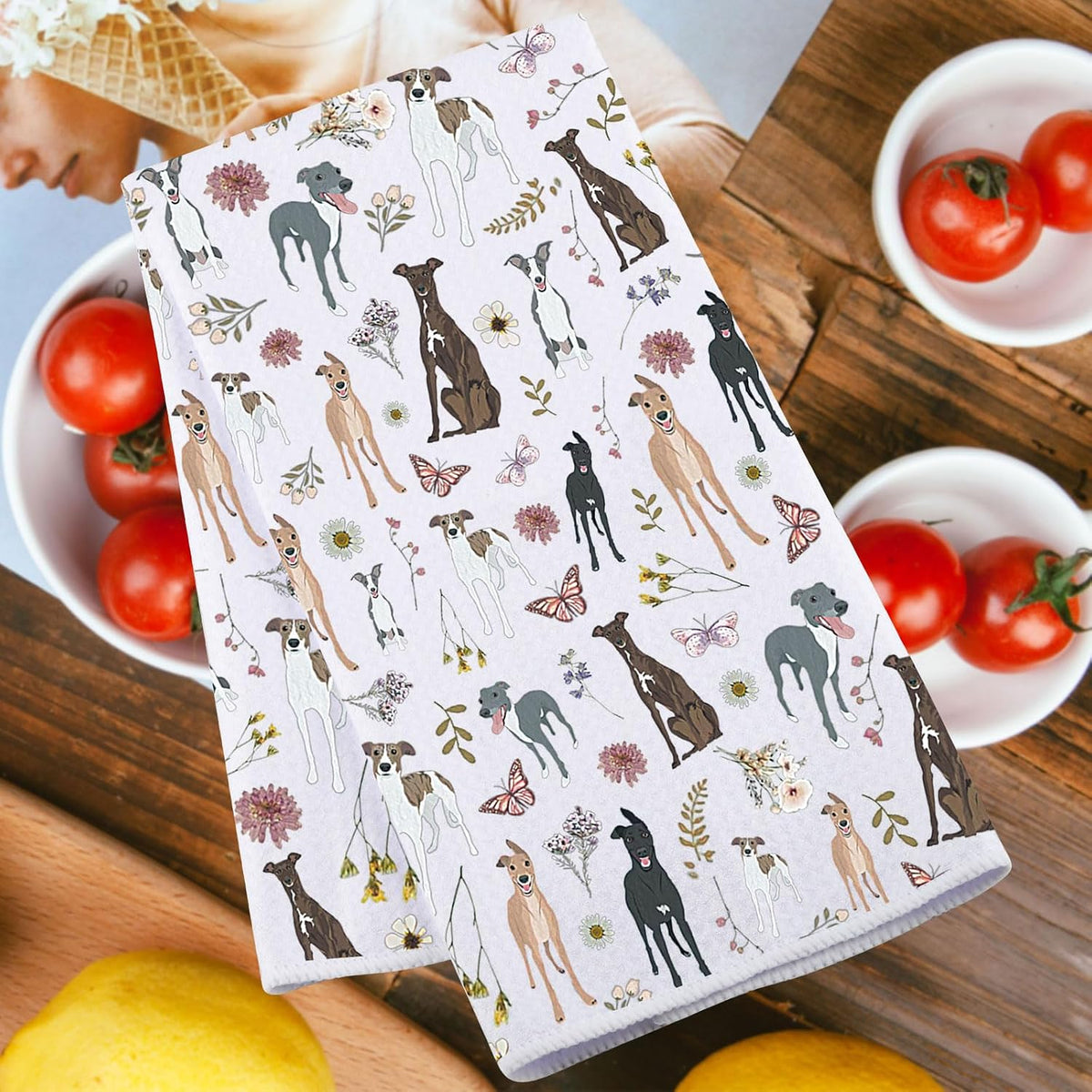Toalla cocina para amantes del galgo regalo propietarios