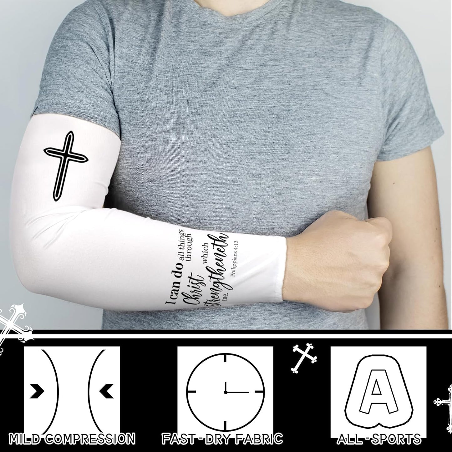 6 Pzas Mangas UV para Deporte Ciclismo Trabajo Clásico