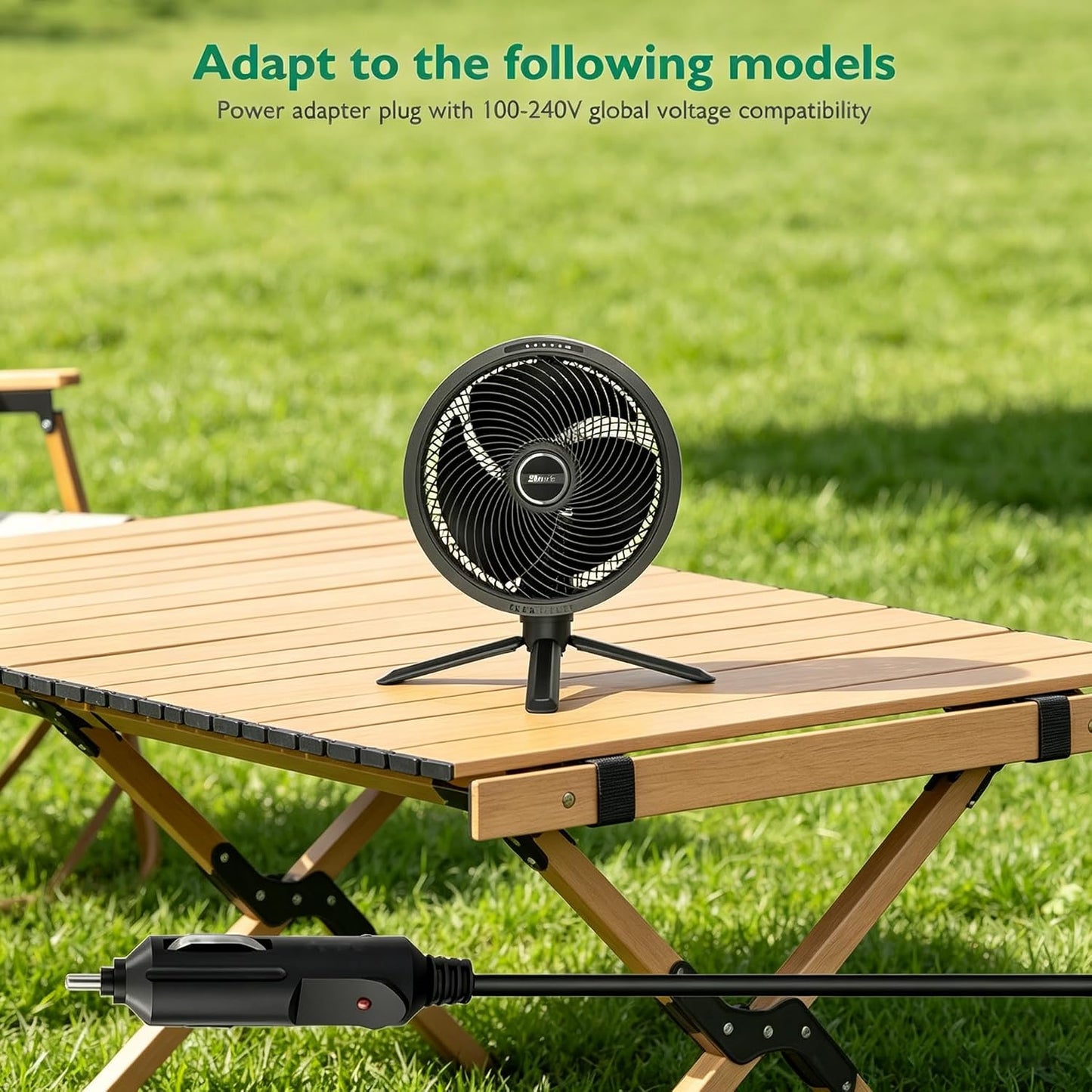 Cargador coche 12v comp para ventilador Shark Flexbreeze