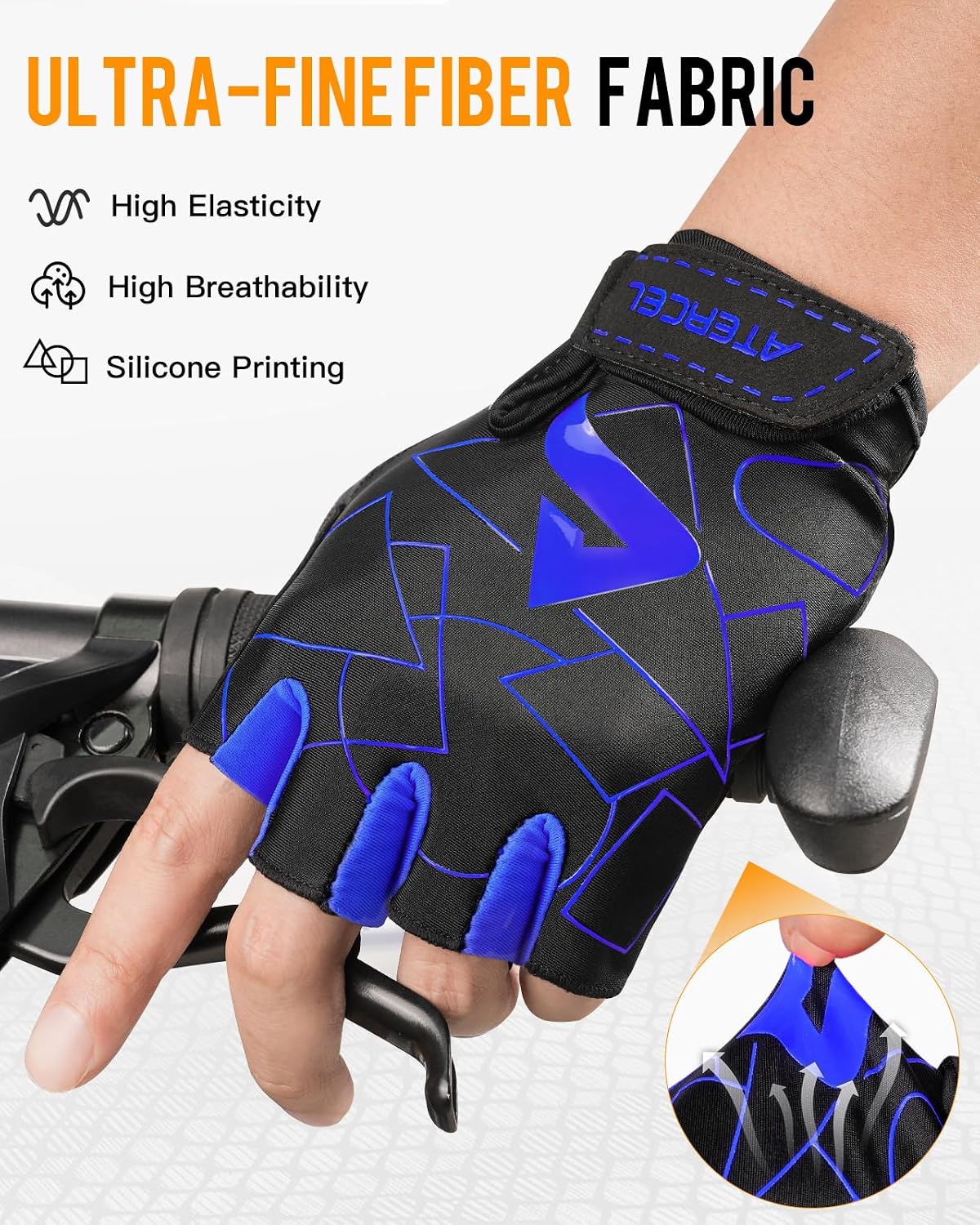 Guantes ciclismo hombre entrenamiento gimnasio motocross