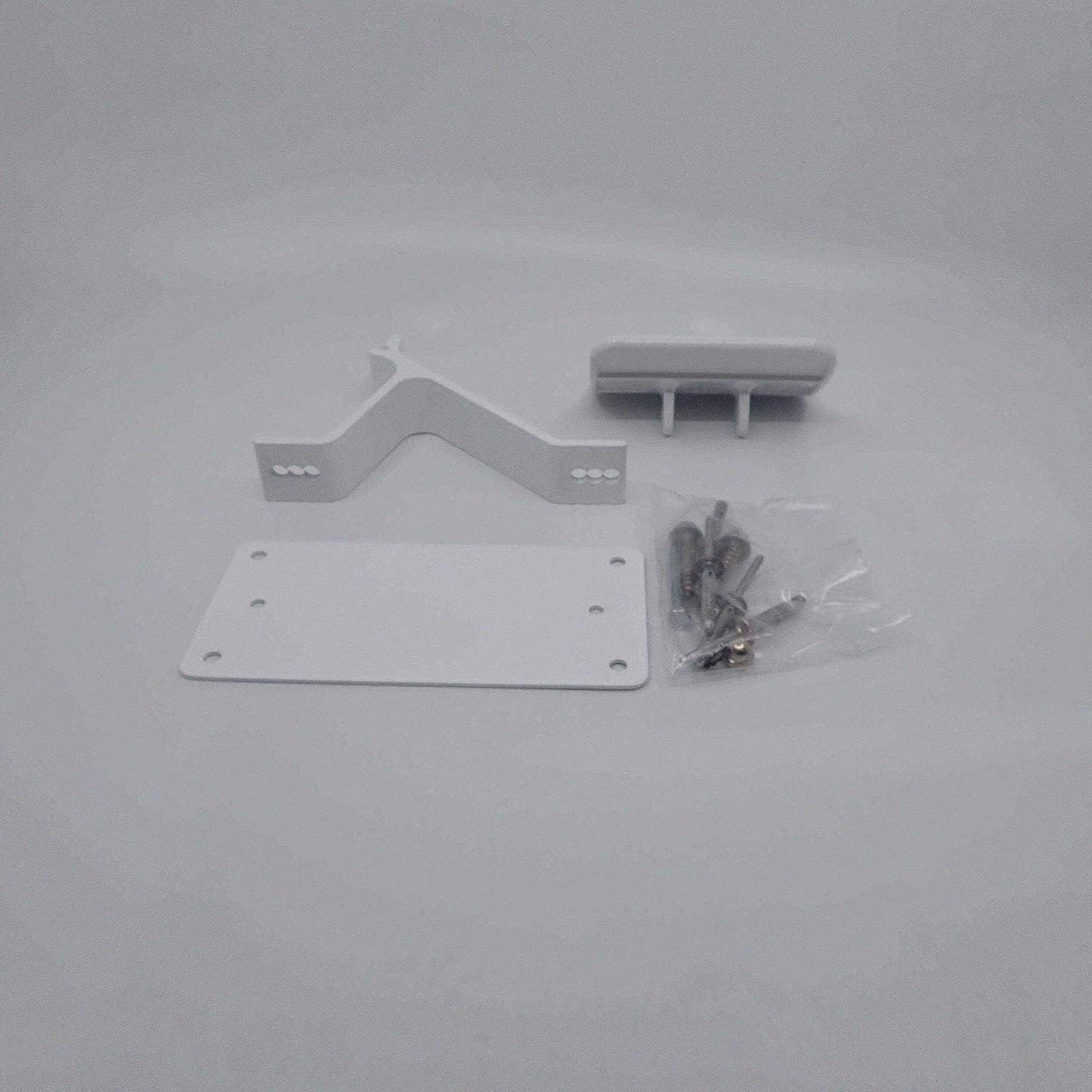 Soporte automático toldo RV blanco