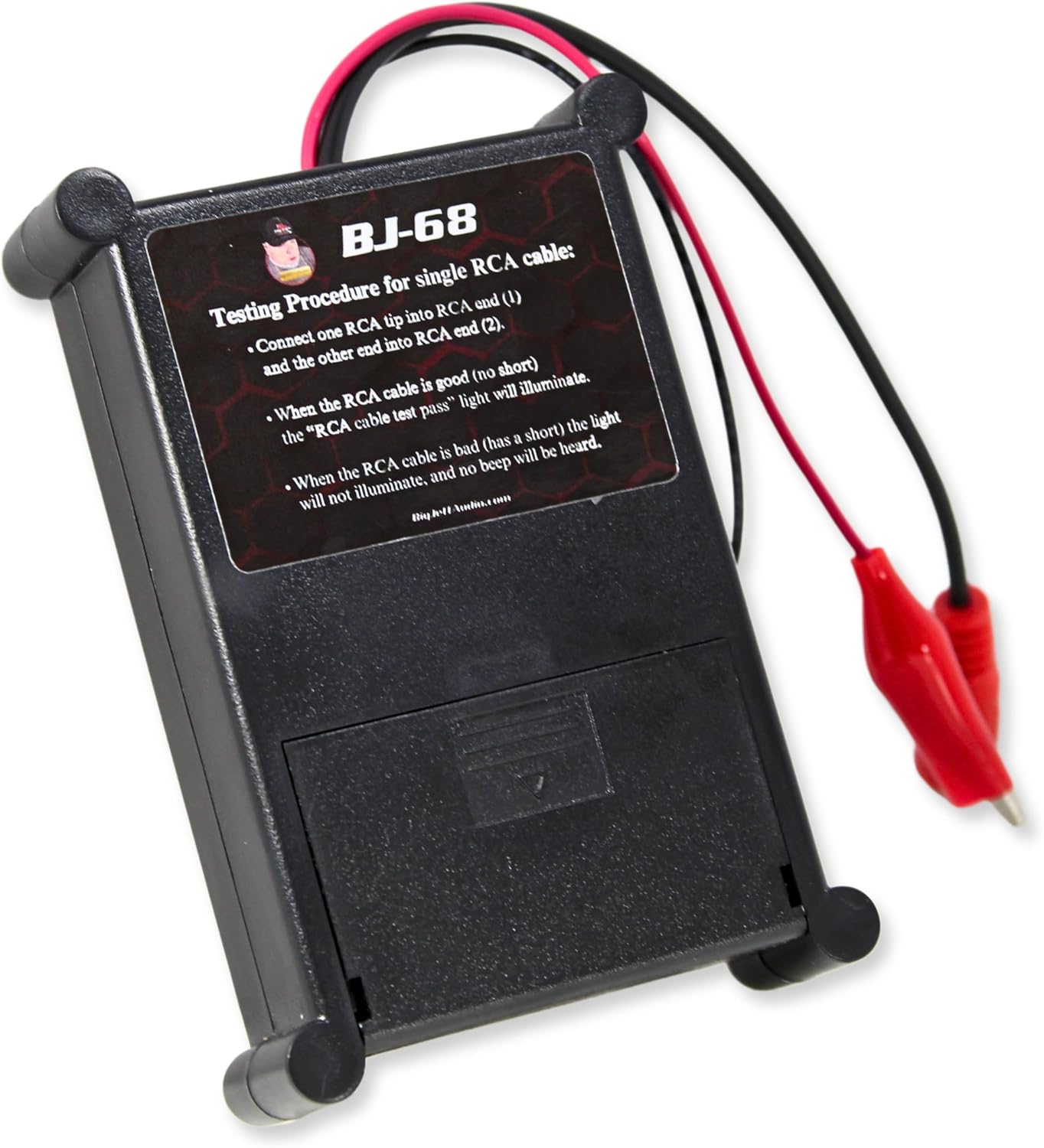Probador polaridad altavoz 9V generador tono RCA