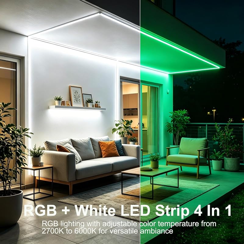 Tira LED RGB 16.4ft 784 LEDs/M 24V para hogar fiesta