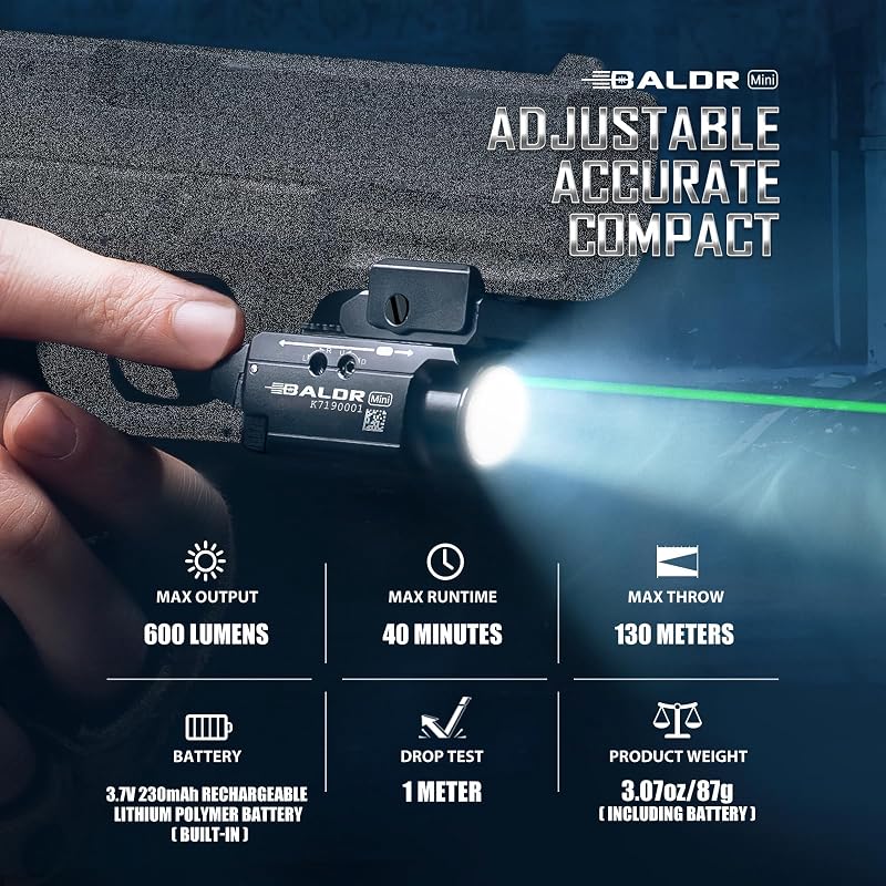 Linterna EDC recargable 600 lúmenes con I3T 2 EOS
