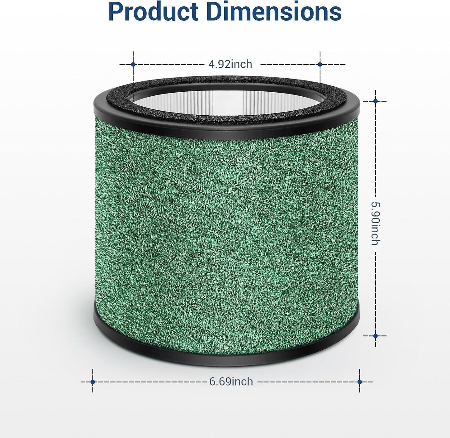 Filtros HEPA True H13 3en1 para Shark NeverChange Compact Pro