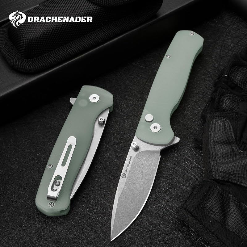 Cuchillo bolsillo Y-M 7.28pulg acero G10 con clip