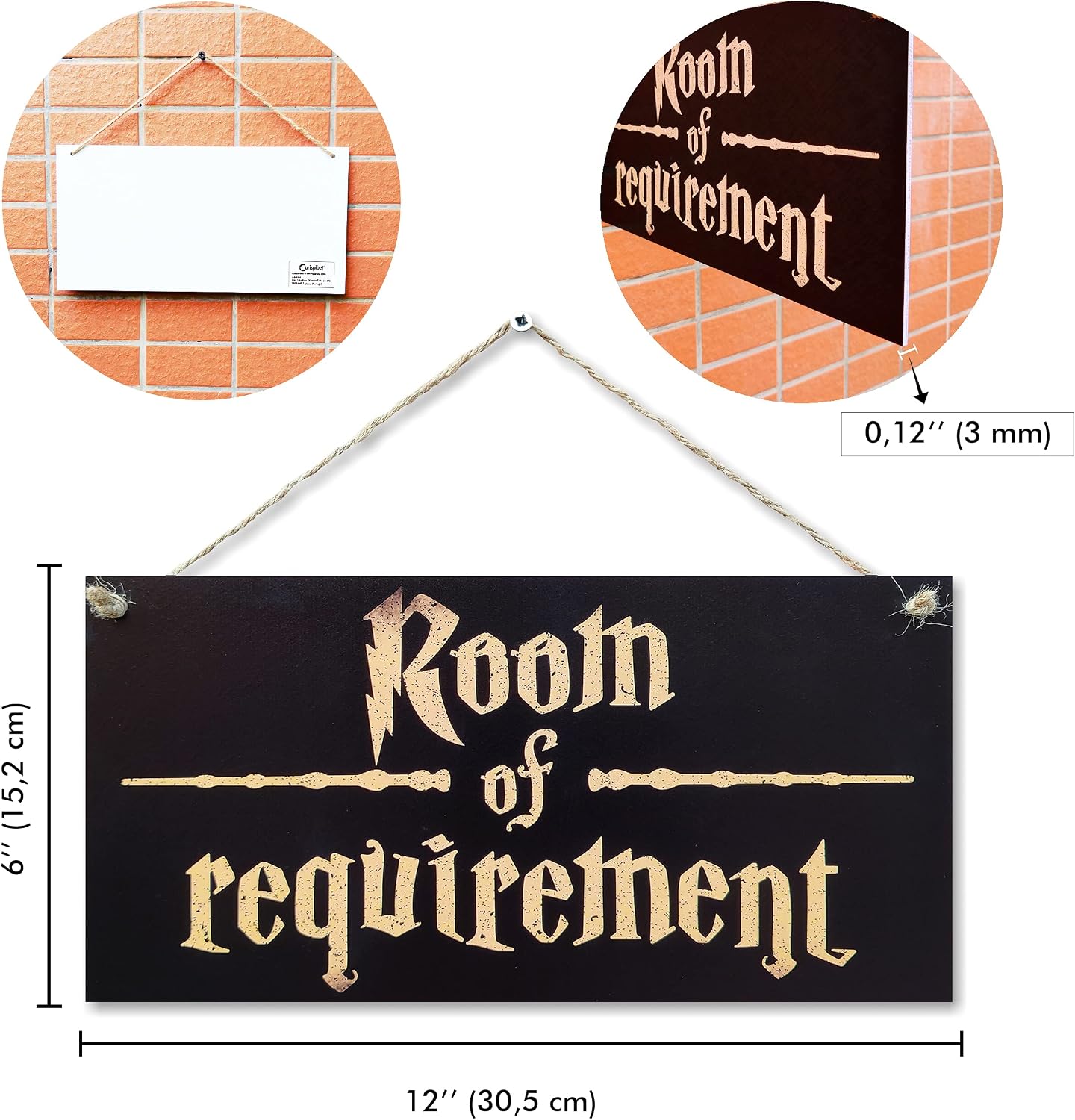 Letreros decorativos tema fantasía 6x12pulg
