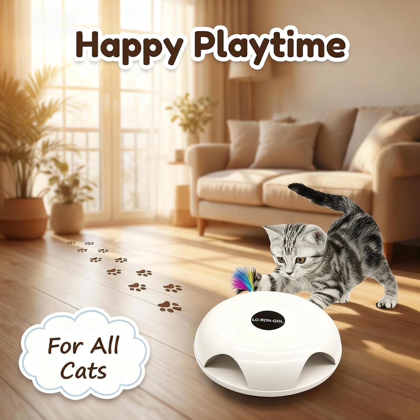 Juguete gato Whack-a-Mole pluma hongo emergente