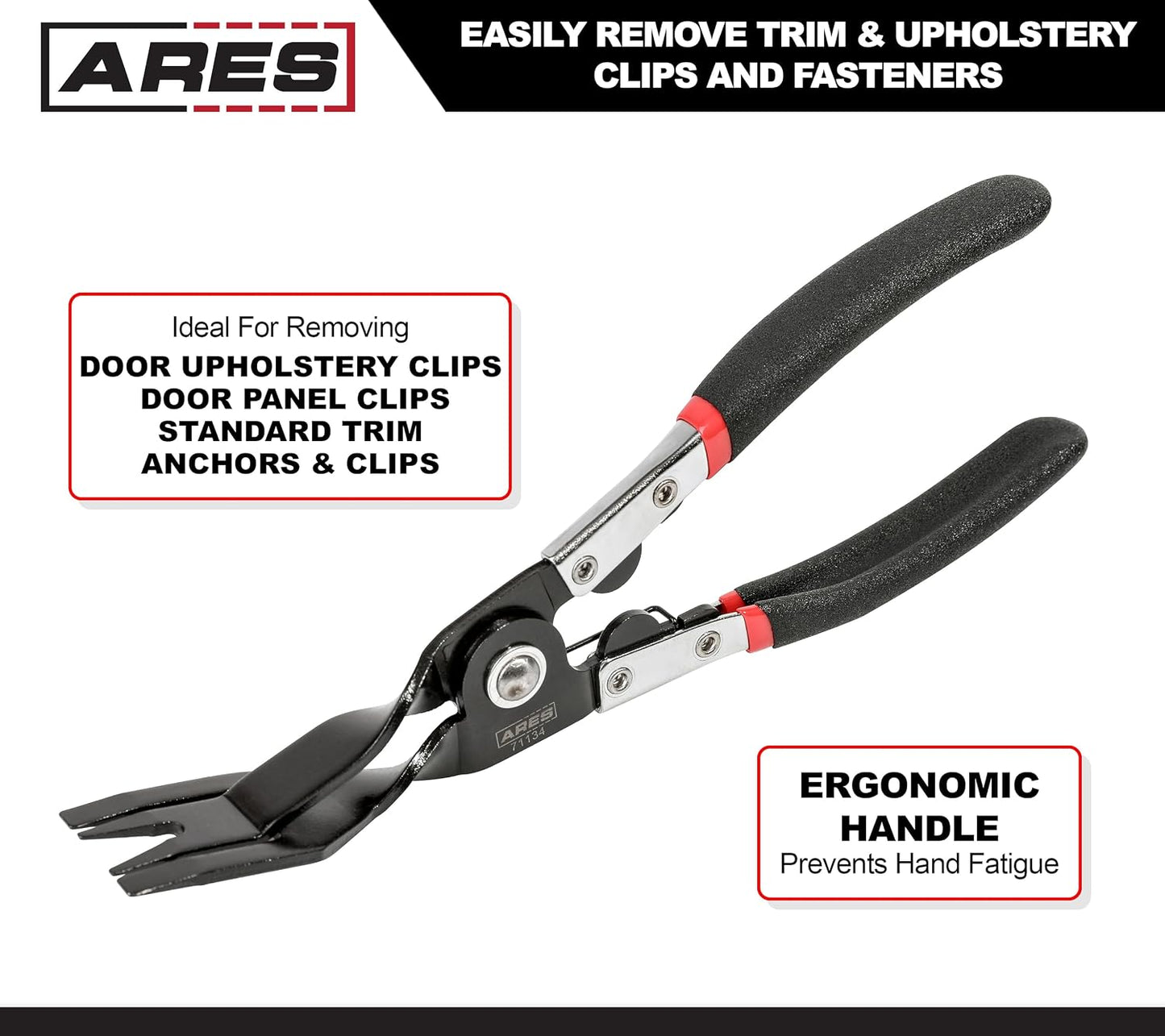 Alicates para quitar clips de molduras y tapicería