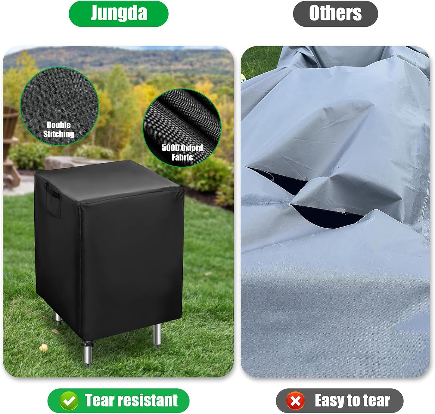 Funda mesa preparación acero inox 30" impermeable