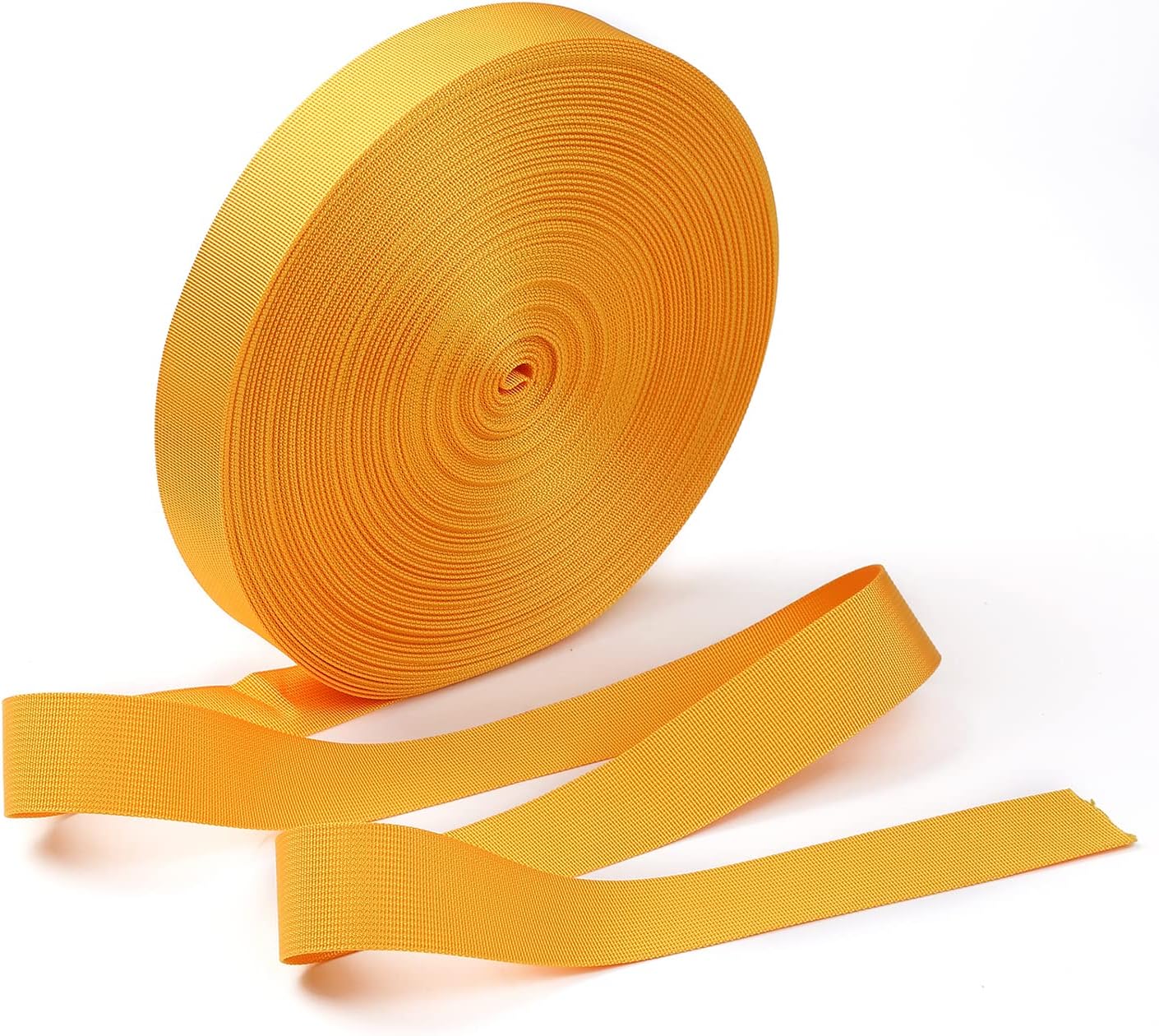 Correa nailon 1.5" bricolaje al aire libre 50yardas amarillo