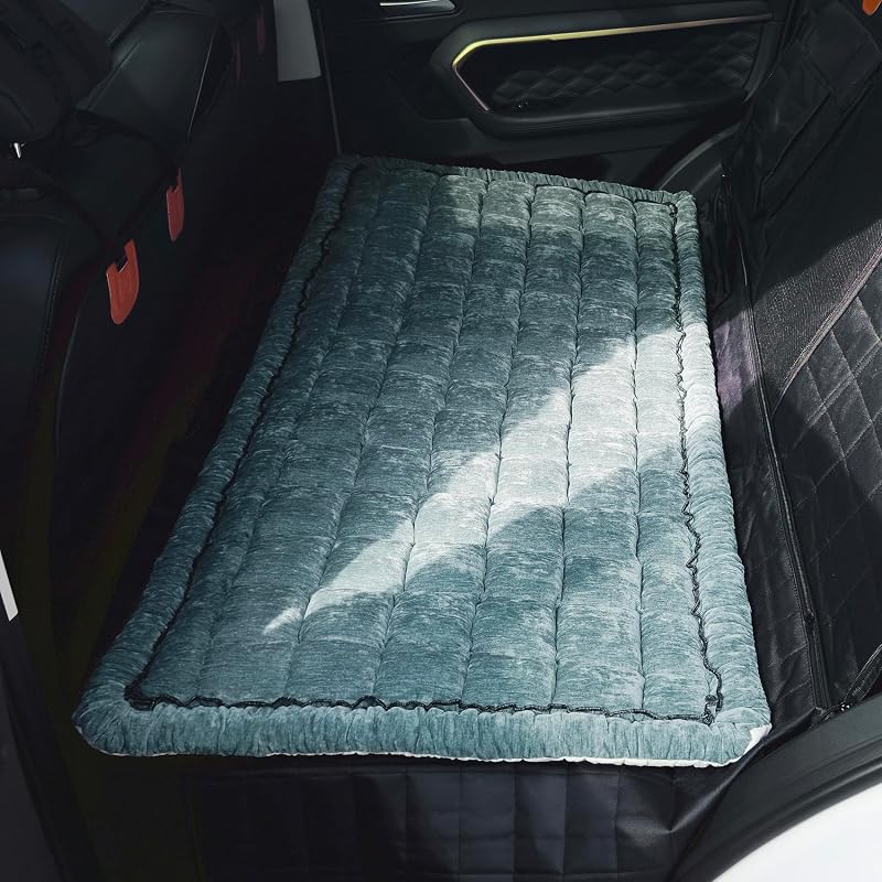 Tapete cama perro asiento trasero automóvil cuadros de