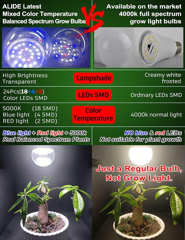 Bombilla E12 LED 10W espectro completo 5000K